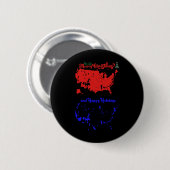 Prettige feestdagen Vrolijk kerstfeest en feesteli Ronde Button 5,7 Cm (Voorkant /achterkant)