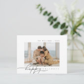 Prettige feestdagen, Vrolijk kerstfeest, Familie F Briefkaart (Staand voorkant)