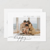 Prettige feestdagen, Vrolijk kerstfeest, Familie F Briefkaart (Voorkant / Achterkant)