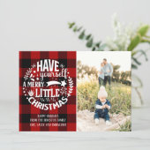 Prettige feestdagen Vrolijk kerstfeest Feestdagenkaart (Staand voorkant)