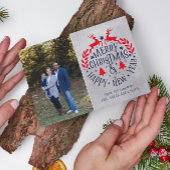 Prettige feestdagen Vrolijk kerstfeest Feestdagenkaart