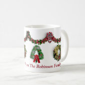 Prettige feestdagen Vrolijk kerstfeest Koffiemok (Voorkant rechts)