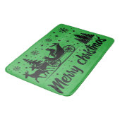 Prettige feestdagen Vrolijk Kerstfeest Lelijke X-m Badmat (Gekanteld)