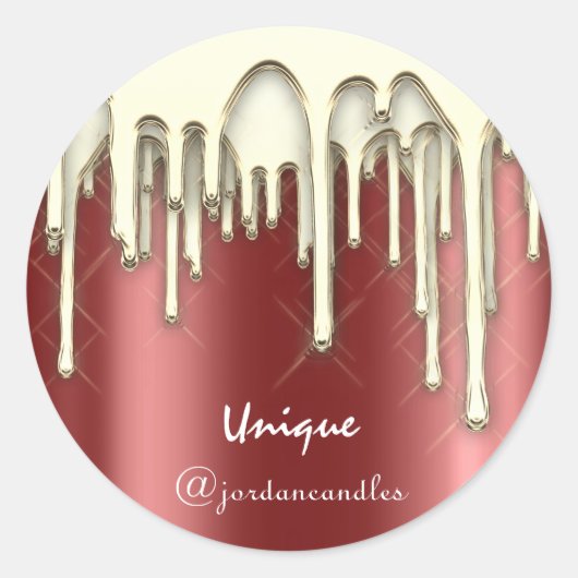 Prettige feestdagen Vrolijk kerstfeest Ronde Sticker (Voorkant)