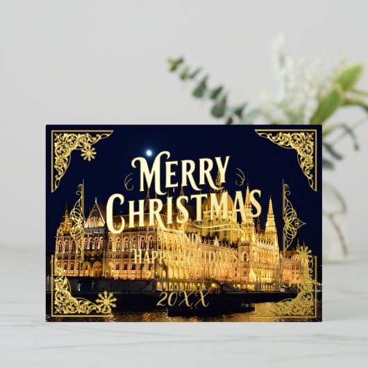 Prettige feestdagen Vrolijk kerstjaar (Staand Voorkant)