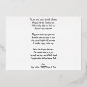 Prettige feestdagen Vrolijk kerstjaar (Achterkant)