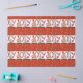 Prettige feestdagen Vrolijk kerstpapier Tissuepapier (Craft)