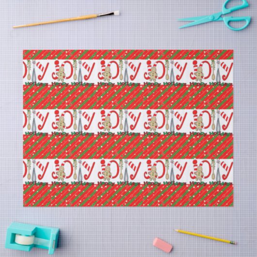 Prettige feestdagen Vrolijk kerstpapier Tissuepapier (Craft)