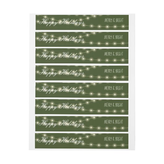 Prettige feestdagen Vrolijke en heldere kerstverli (Vel)