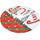 Prettige feestdagen Vrolijke kerstboom rok (Gekanteld)