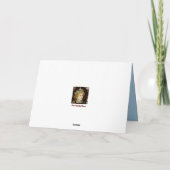 Prettige feestdagen Wallace Clan Badge Kaart (Achterkant)