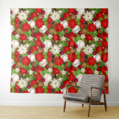 prettige feestdagen wandkleed (In Situ (horizontaal))