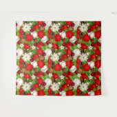 prettige feestdagen wandkleed (Voorkant (horizontaal))