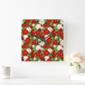 prettige feestdagen wandklok (Huis)