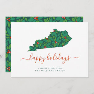 prettige feestdagen Warm Wishes uit Kentucky