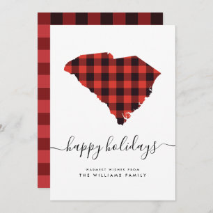 prettige feestdagen Warm Wishes uit South Carolina