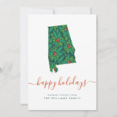 prettige feestdagen Warm Wishes van Alabama (Voorkant)