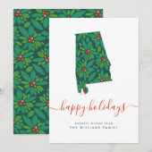 prettige feestdagen Warm Wishes van Alabama (Voorkant / Achterkant)