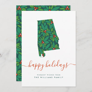 prettige feestdagen Warm Wishes van Alabama