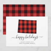 prettige feestdagen Warm Wishes van Colorado (Voorkant / Achterkant)