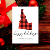 prettige feestdagen Warm Wishes van Idaho