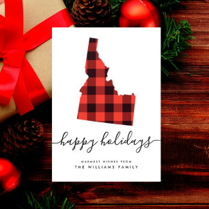 prettige feestdagen Warm Wishes van Idaho