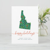 prettige feestdagen Warm Wishes van Idaho (Staand voorkant)