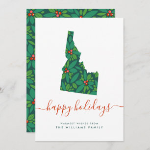 prettige feestdagen Warm Wishes van Idaho