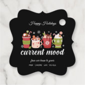 Prettige feestdagen - warme cacao bedankjes labels (Achterkant)