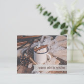 Prettige feestdagen Warme winterwensen Zakelijk (Staand voorkant)