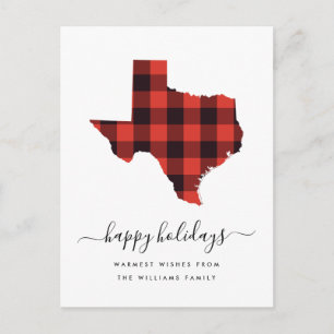 prettige feestdagen Warmgewas uit Texas Briefkaart