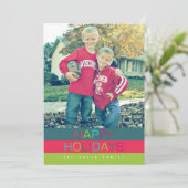 prettige feestdagen - Wat leuk | 5x7 Feestdagenkaart (Staand voorkant)