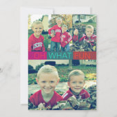 prettige feestdagen - Wat leuk | 5x7 Feestdagenkaart (Achterkant)