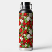 prettige feestdagen waterfles (Achterkant)