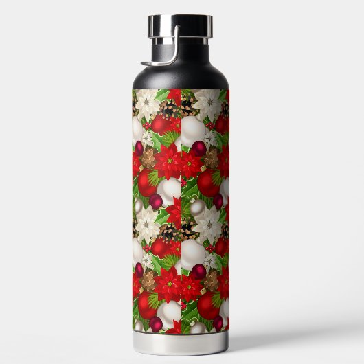 prettige feestdagen waterfles (Rechts)