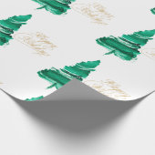 prettige feestdagen Waterverf Cadeaupapier (Hoek)