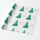 prettige feestdagen Waterverf Cadeaupapier (Uitgerold)