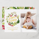 prettige feestdagen waterverf foto<br><div class="desc">prettige feestdagen waterverf foto Holiday folie kaart. Een deel van een collectie.</div>