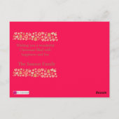 prettige feestdagen waterverf koekjes in brood briefkaart (Achterkant)