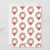 Prettige feestdagen Waterverf krans Feestdagenkaart (Achterkant)