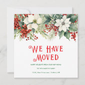 Prettige feestdagen We zijn verhuisd (Voorkant)