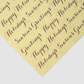 prettige feestdagen Weefselpapier van RoseWrites Tissuepapier (Detail)