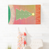 prettige feestdagen "Welkom" Familiebanner Spandoek (Insitu)