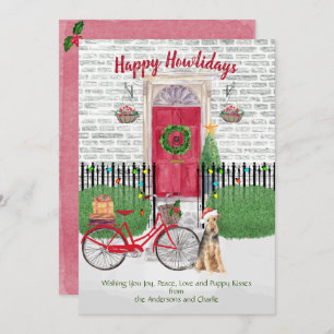 prettige feestdagen Welsh Terrier Bicycle - Rode d
