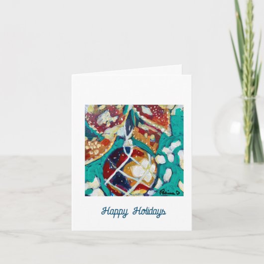 prettige feestdagen Wenskaart (Voorkant)