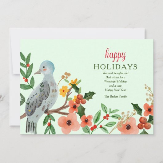 prettige feestdagen Wenskaart Feestdagenkaart (Voorkant)