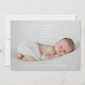 Prettige Feestdagen Wenskaart met Foto Feestdagenkaart (Voorkant)