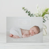 Prettige Feestdagen Wenskaart met Foto Feestdagenkaart (Staand voorkant)