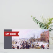 prettige feestdagen. Wenskaarten voor fijne kerst Feestdagenkaart (Staand voorkant)