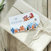 Prettige feestdagen Whimsical Cadeaulabel